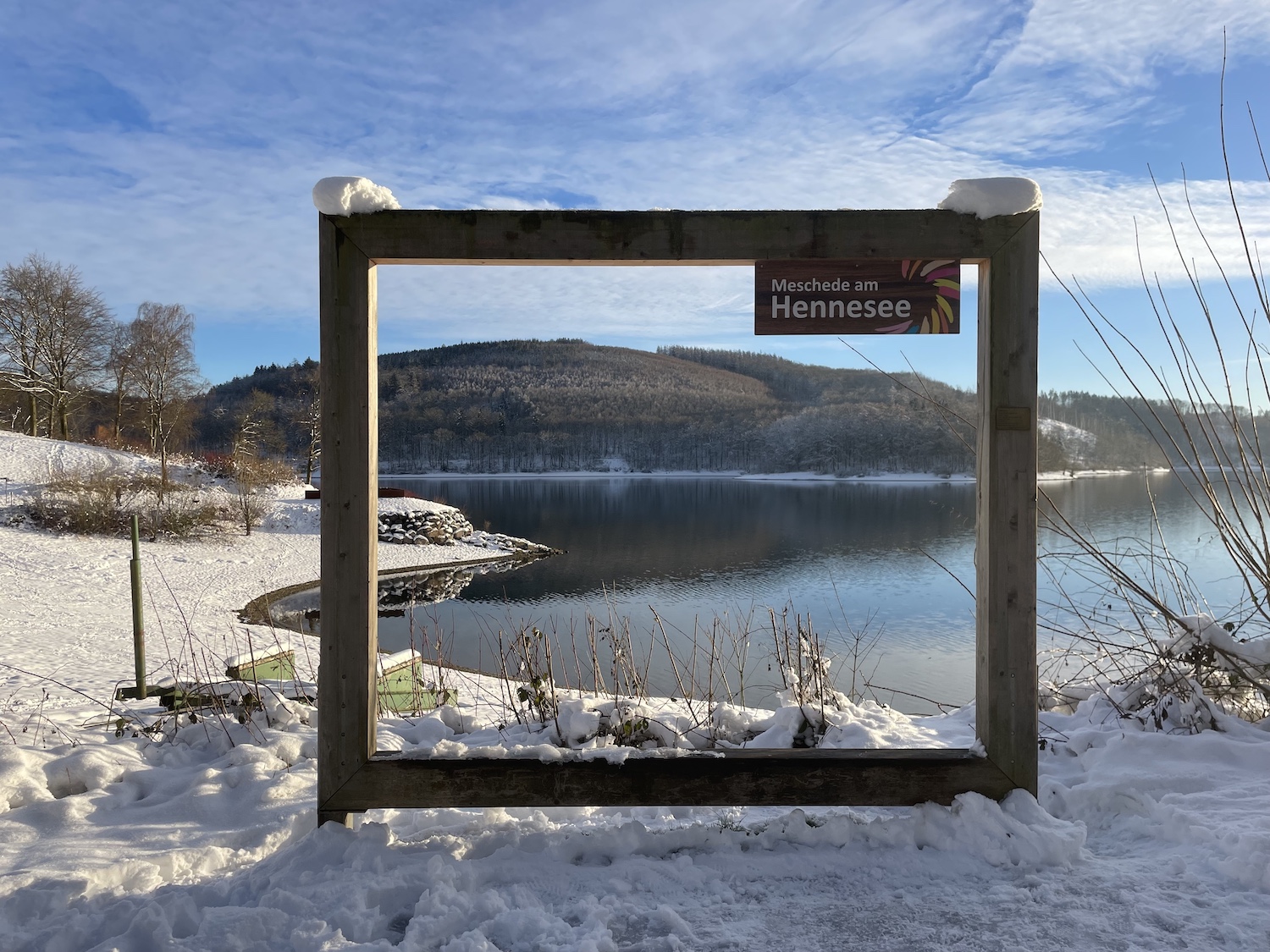 Der See im Winter